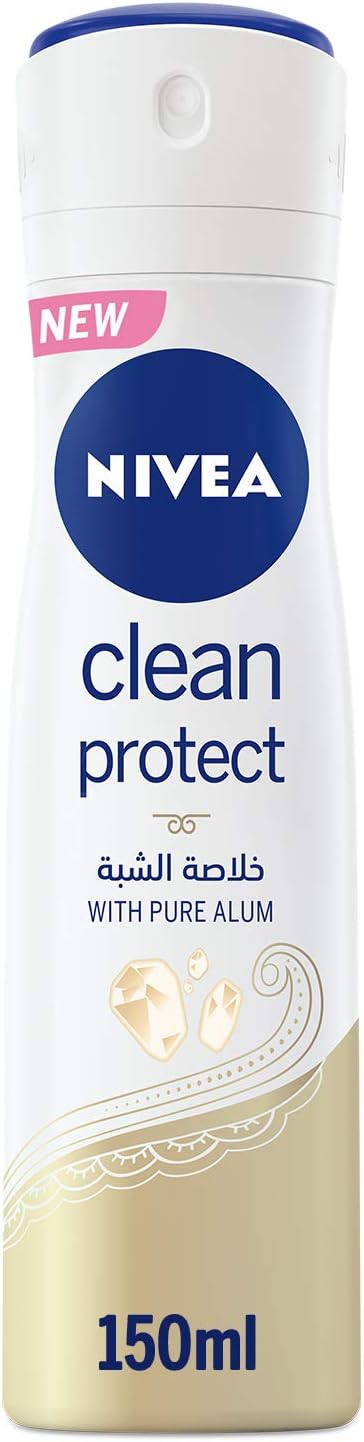nivea clean protect with pure alum spray 150 ml