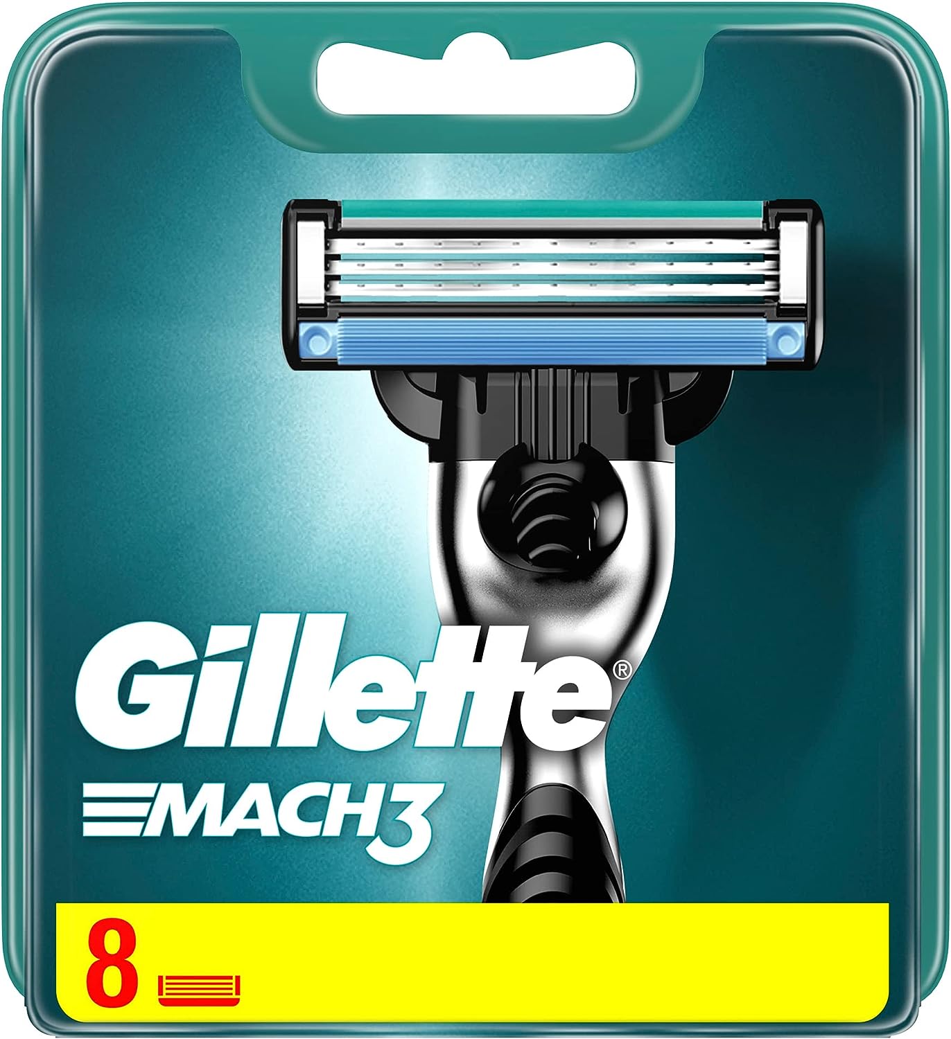 GILLETE MACH3 8 PC. امواس